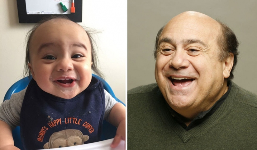 Kids, unexpectedly like famous people