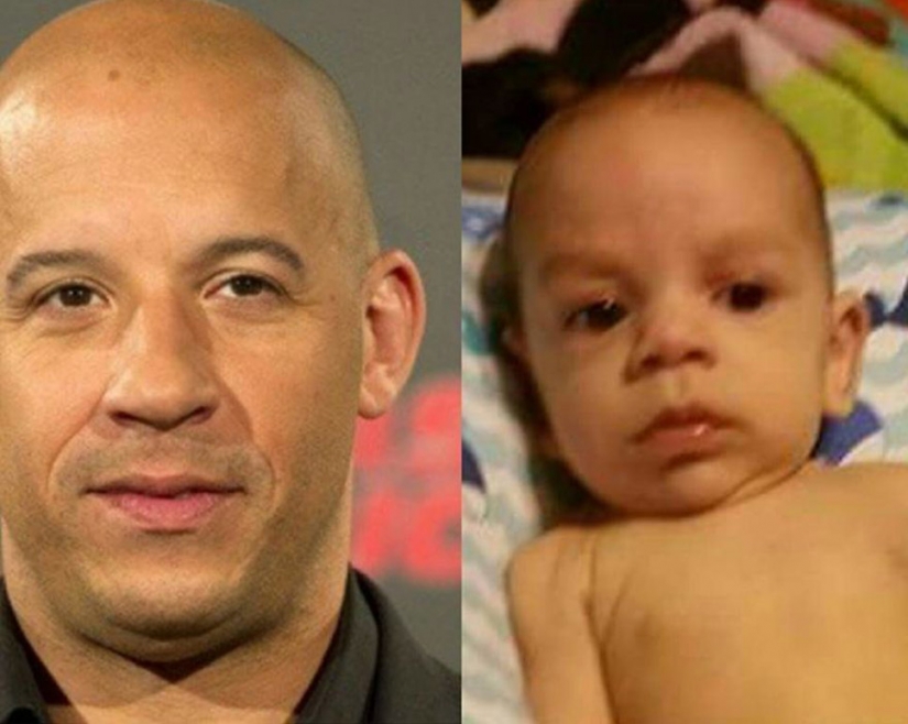 Kids, unexpectedly like famous people