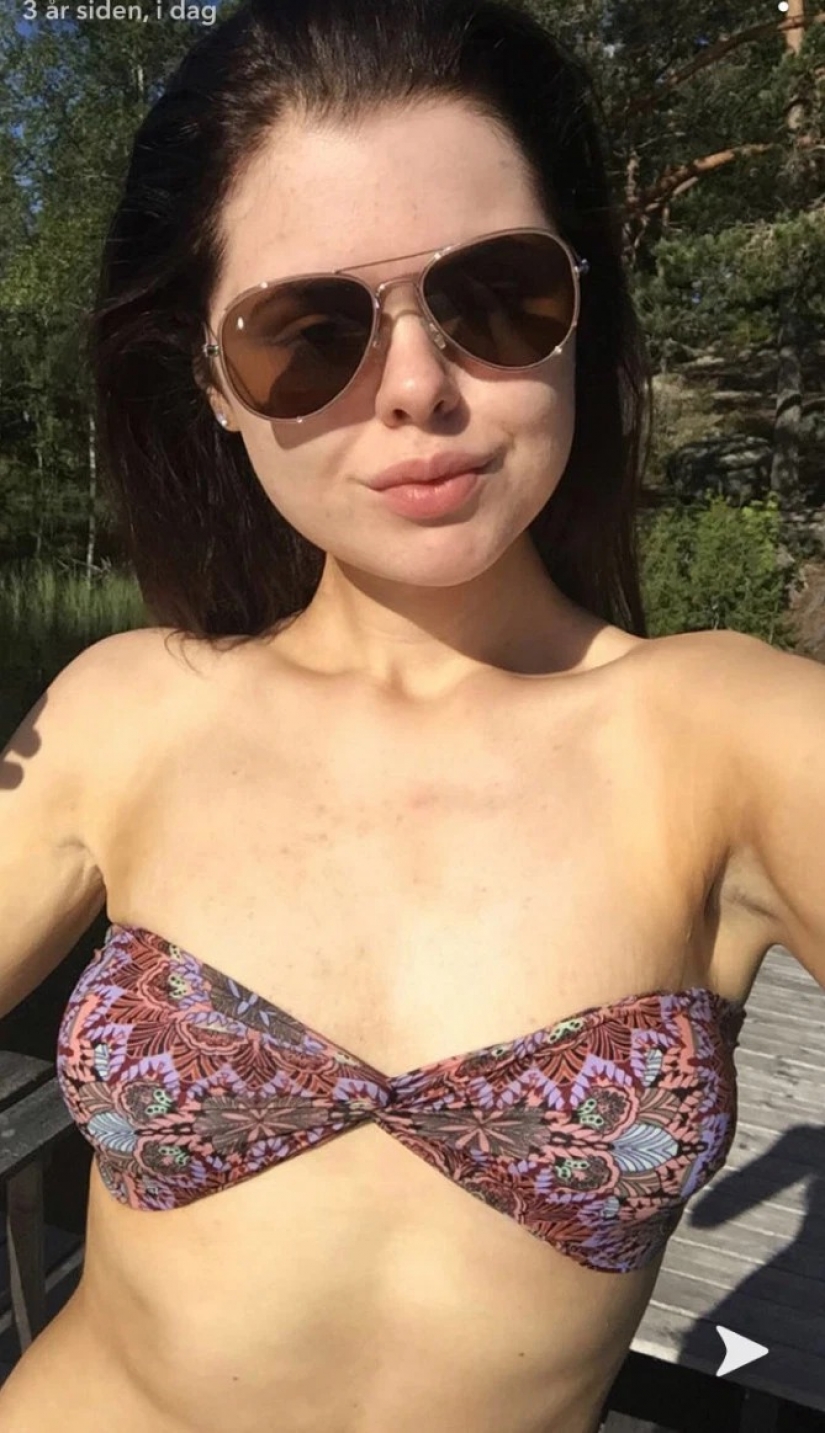 La belleza interior con indicadores externos: la chica está obsesionada con el plástico, pero argumenta que la principal cosa — el alma