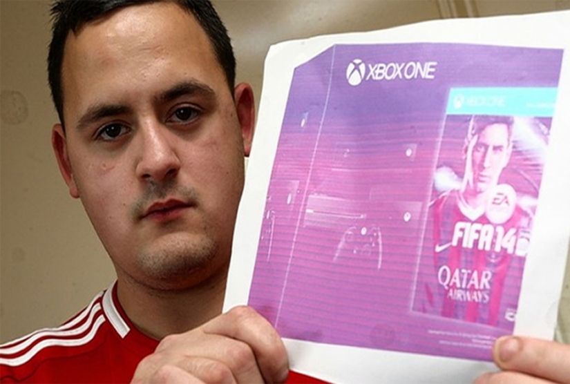 La gente que lamentar amargamente de compras en línea