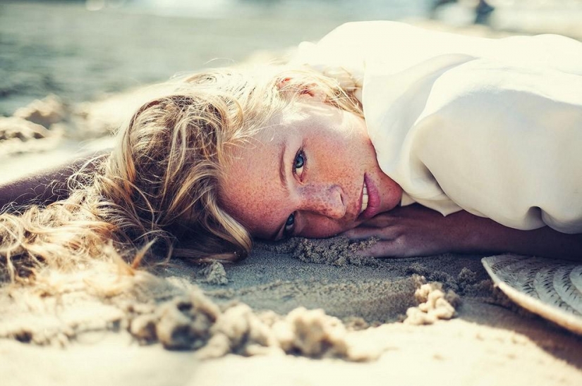 La más hermosa de las chicas con pecas