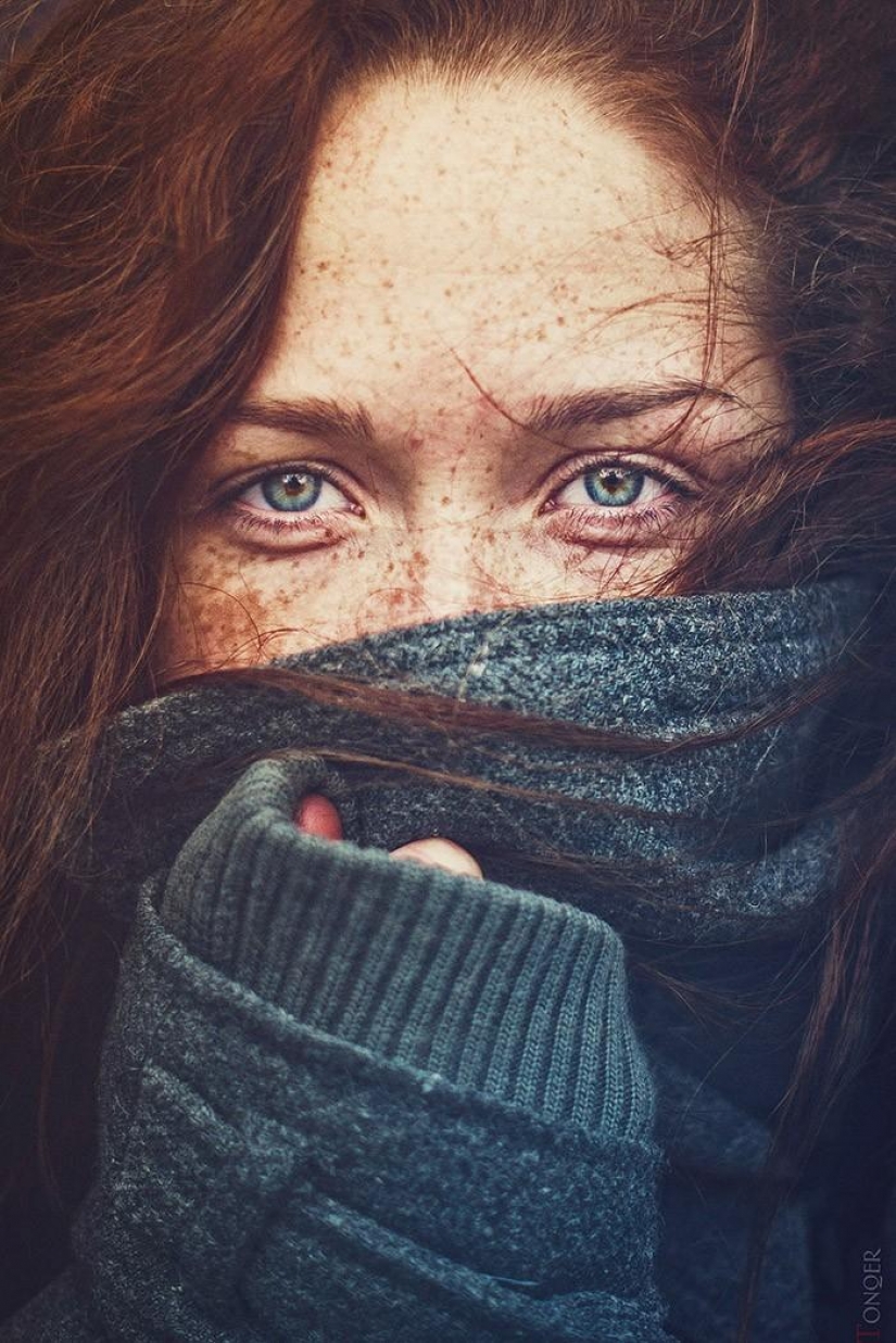 La más hermosa de las chicas con pecas