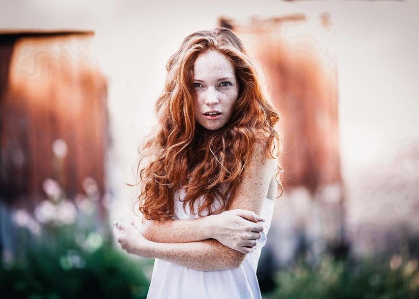 La más hermosa de las chicas con pecas