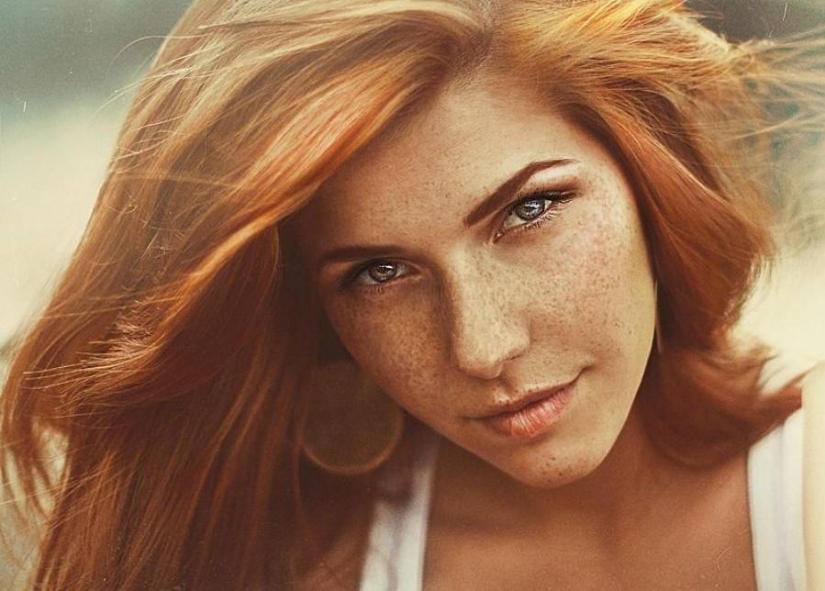 La más hermosa de las chicas con pecas