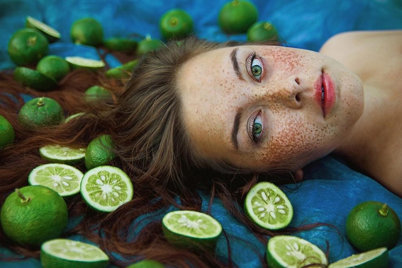 La más hermosa de las chicas con pecas