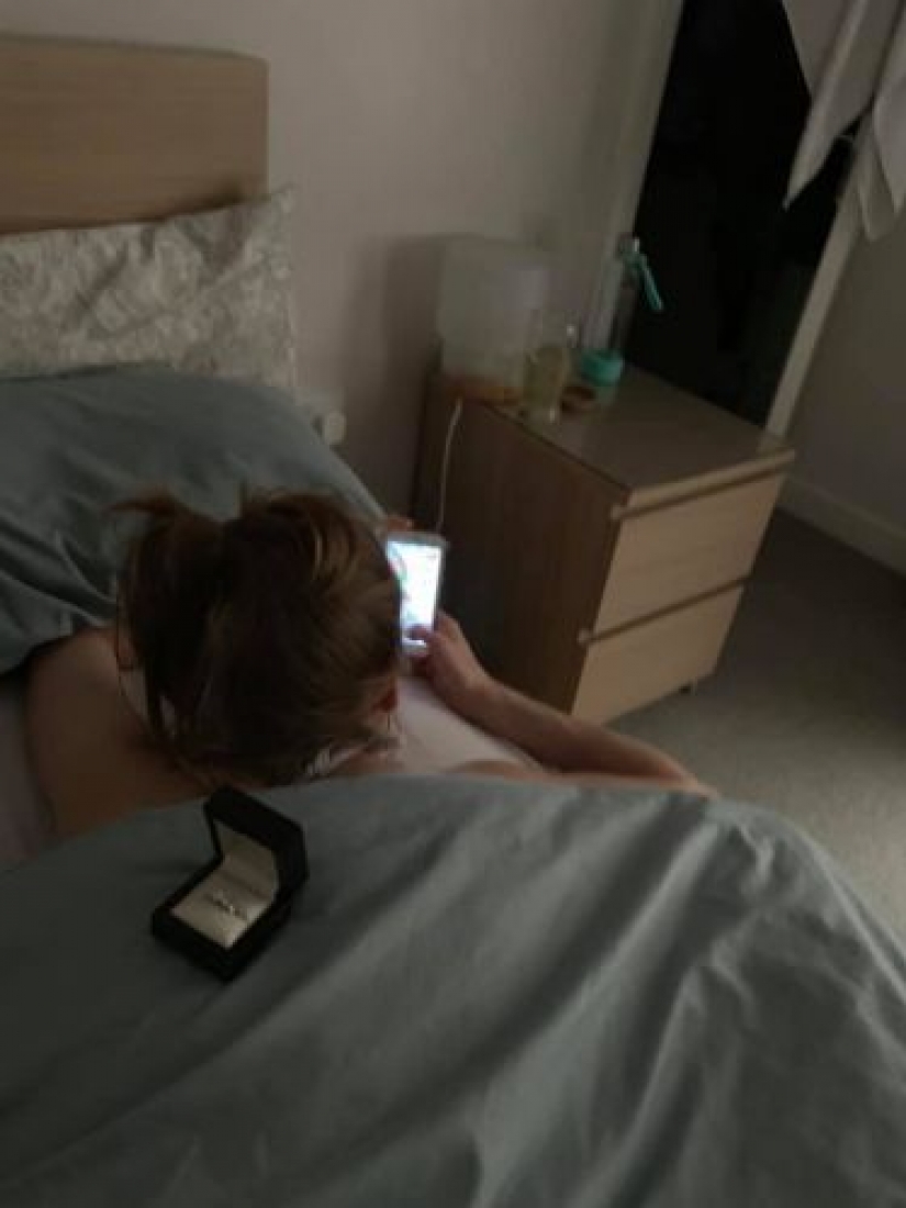 La más inusual y prolongada frase: pero ella no contestó, porque no saben nada