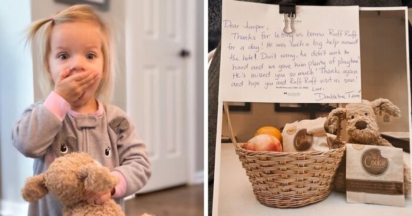 La niña había olvidado en el otro peluche, pero el personal se encargó de ello La niña había olvidado en el otro peluche, pero el personal se encargó de ello