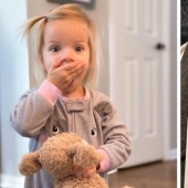 La niña había olvidado en el otro peluche, pero el personal se encargó de ello