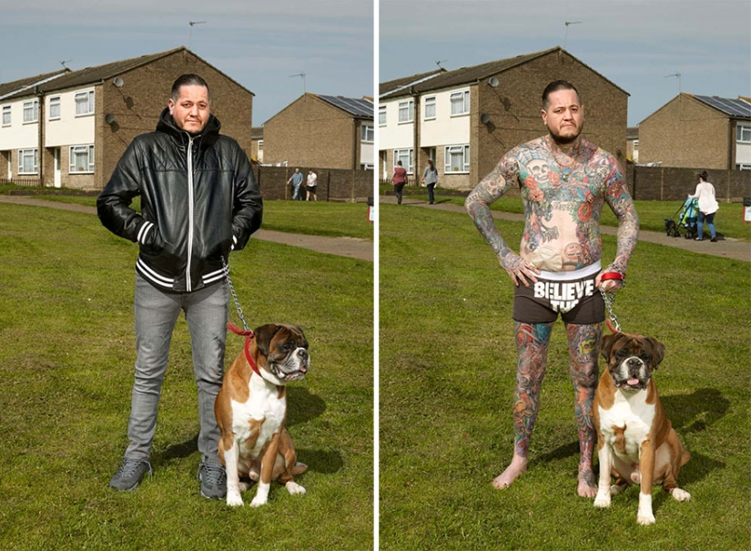 La verdad desnuda. La gente anotó de cabeza a los pies, ropa y sin