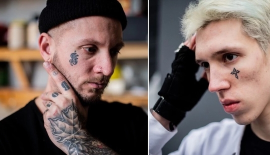 Las personas con tatuajes en la cara — ¿quiénes son? Las personas con tatuajes en la cara — ¿quiénes son?