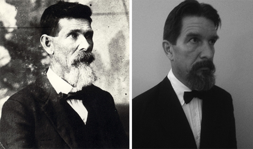 Launch the time machine: 25 photos of grandparents, who recreated their grandchildren