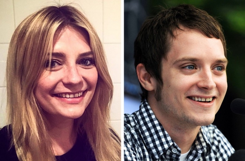 Like two drops: striking resemblance movie stars Like two drops: striking resemblance movie stars