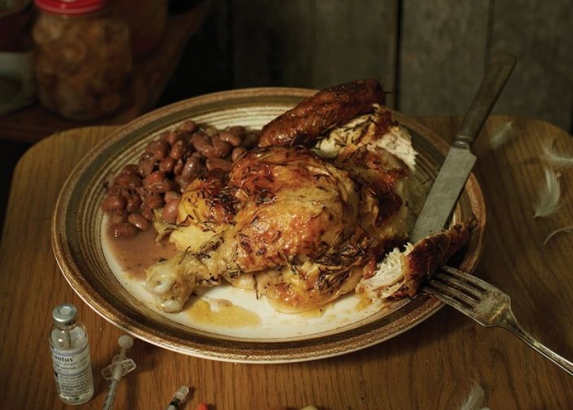 Lo que se va a comer los sobrevivientes del Armagedón Estadounidenses