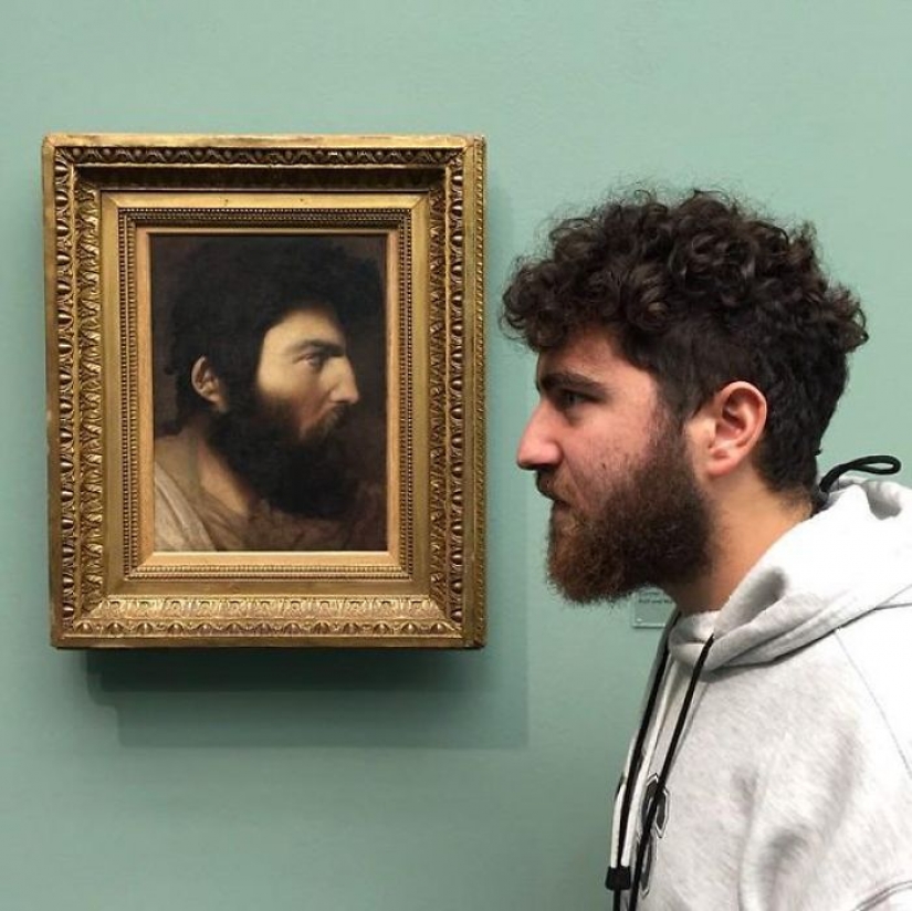 Look for me in the Louvre: people who found their counterparts in the classical paintings Look for me in the Louvre: people who found their counterparts in the classical paintings
