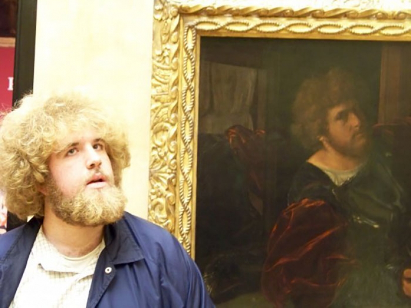 Look for me in the Louvre: people who found their counterparts in the classical paintings Look for me in the Louvre: people who found their counterparts in the classical paintings