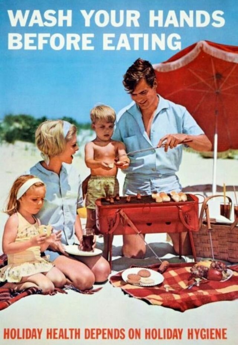 Looked like hygienic propaganda posters in different countries Looked like hygienic propaganda posters in different countries