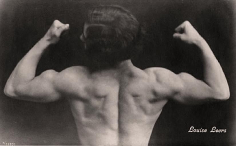 Looked like the first female bodybuilders of the early XX century