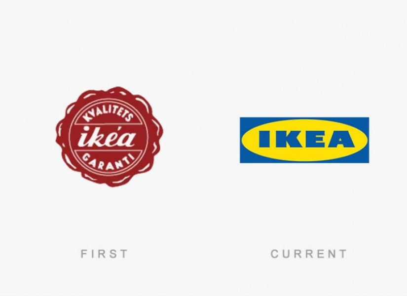 Looked like the first logos of world famous brands Looked like the first logos of world famous brands