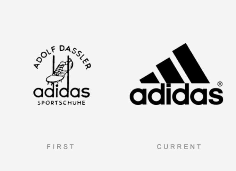 Looked like the first logos of world famous brands Looked like the first logos of world famous brands