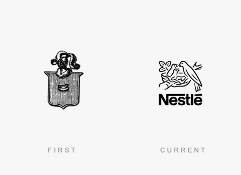 Looked like the first logos of world famous brands Looked like the first logos of world famous brands