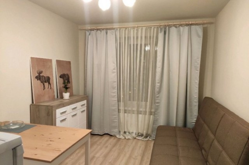 Looks like a 15-meter apartment in Moscow for 4 million rubles