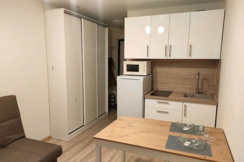 Looks like a 15-meter apartment in Moscow for 4 million rubles