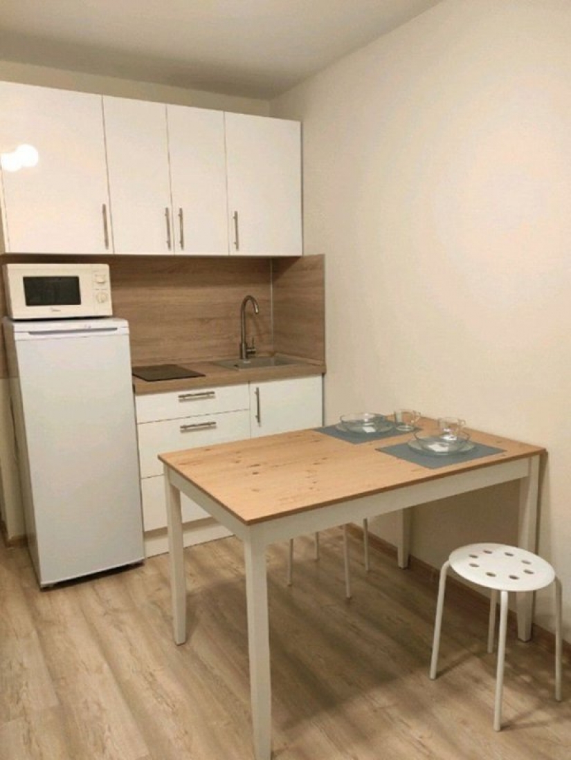 Looks like a 15-meter apartment in Moscow for 4 million rubles