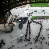 Looks like Paris from the Eiffel tower