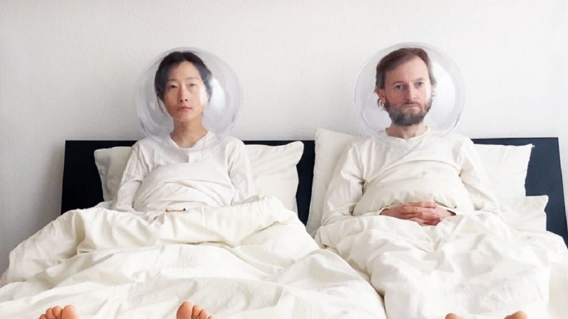 Los Alemanes inventaron un casco para el distanciamiento social