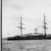 Los barcos y los oficiales de la Marina de guerra del Imperio ruso en 1893
