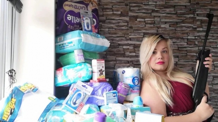 Los Británicos han hecho una impresionante comida y comprar armas para protegerse de los ladrones durante una pandemia