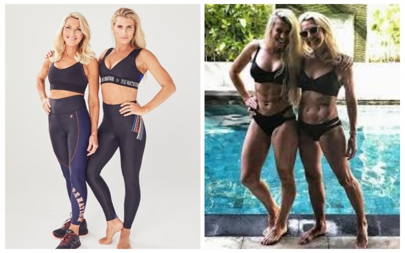 Los Genes de la juventud y de los deportes de los usuarios de redes sociales son incapaces de discernir en la foto de la madre y la hija