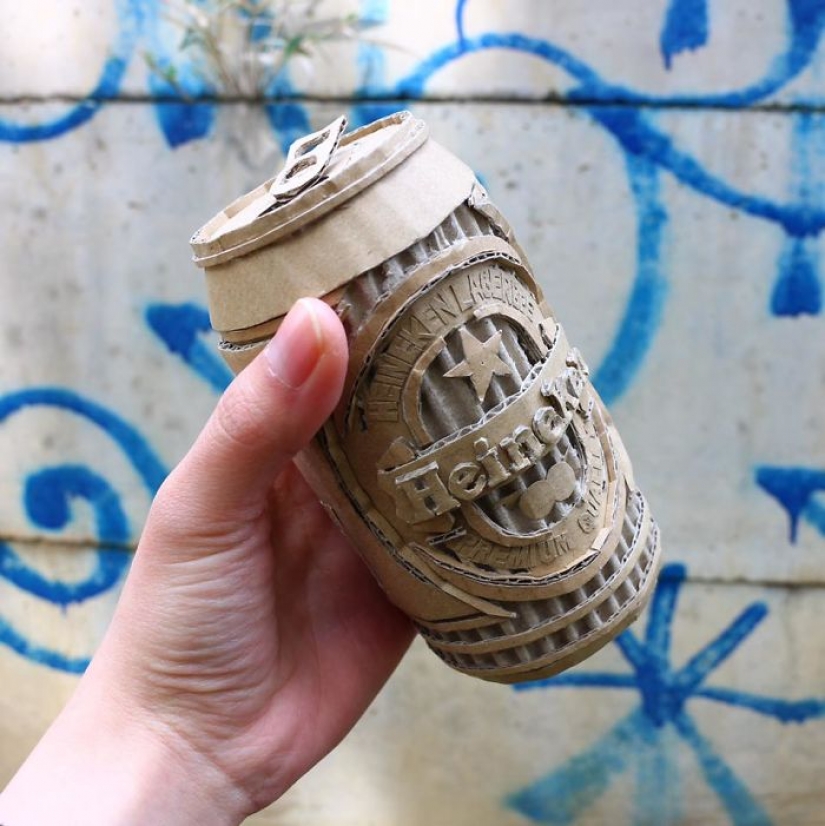 Los Japoneses nunca se tira a la basura las cajas de cartón: ella encuentra un uso para ellos mejor