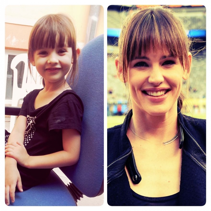 Los niños, de forma inesperada, como gente famosa