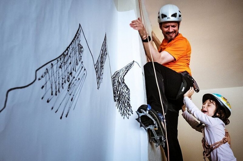 Lover of travel figured out how to get to the mountains without leaving home