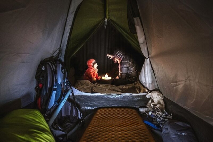 Lover of travel figured out how to get to the mountains without leaving home