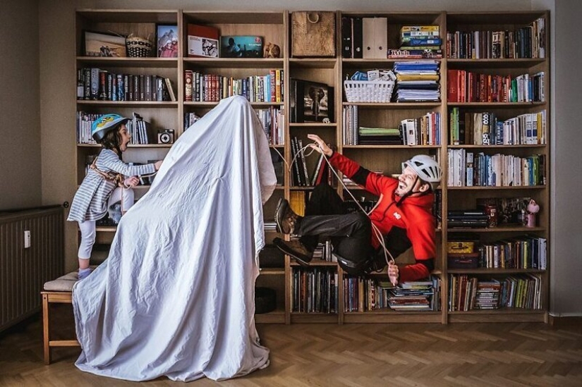 Lover of travel figured out how to get to the mountains without leaving home