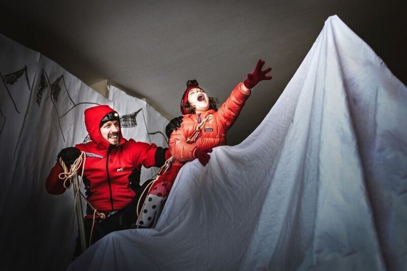 Lover of travel figured out how to get to the mountains without leaving home