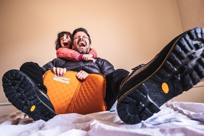 Lover of travel figured out how to get to the mountains without leaving home