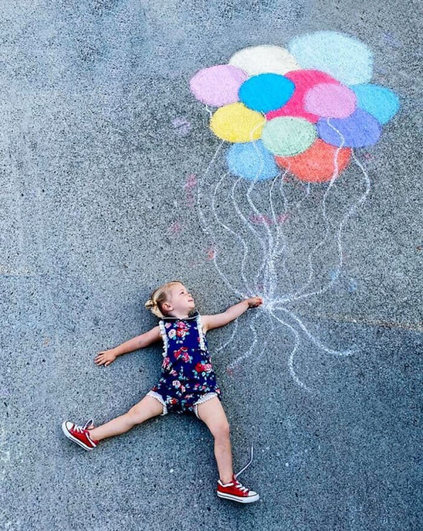 Lápices de colores y la imaginación: imágenes lindas de mundos mágicos que mi mamá creado para hijas en cuarentena Lápices de colores y la imaginación: imágenes lindas de mundos mágicos que mi mamá creado para hijas en cuarentena