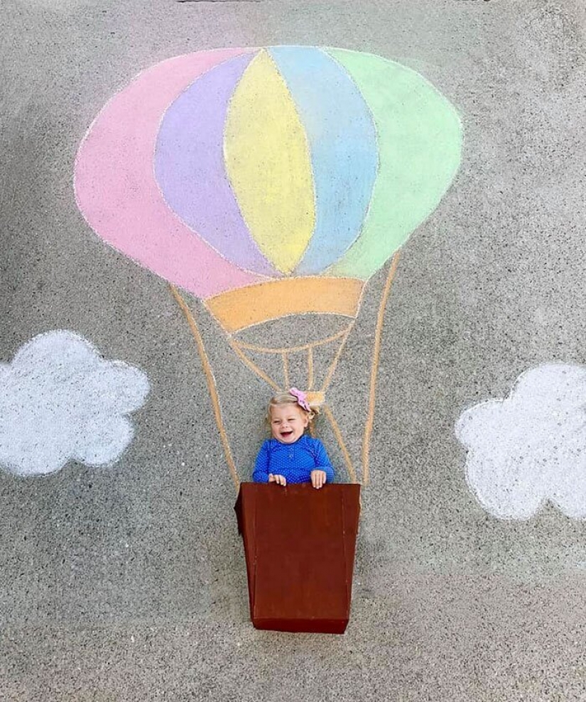 Lápices de colores y la imaginación: imágenes lindas de mundos mágicos que mi mamá creado para hijas en cuarentena Lápices de colores y la imaginación: imágenes lindas de mundos mágicos que mi mamá creado para hijas en cuarentena