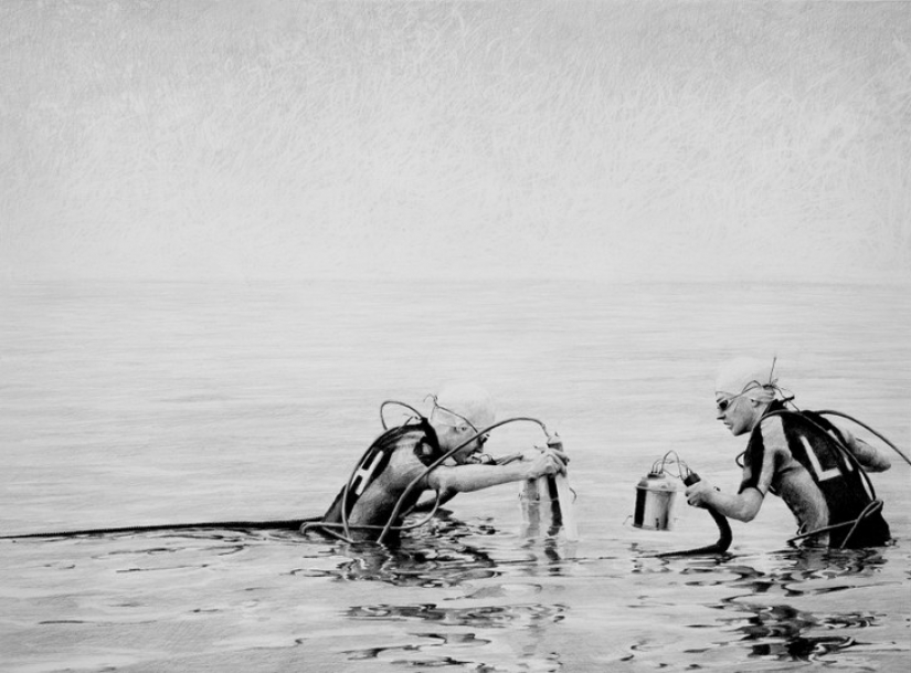 Lápiz obras maestras, como las fotos en blanco y negro