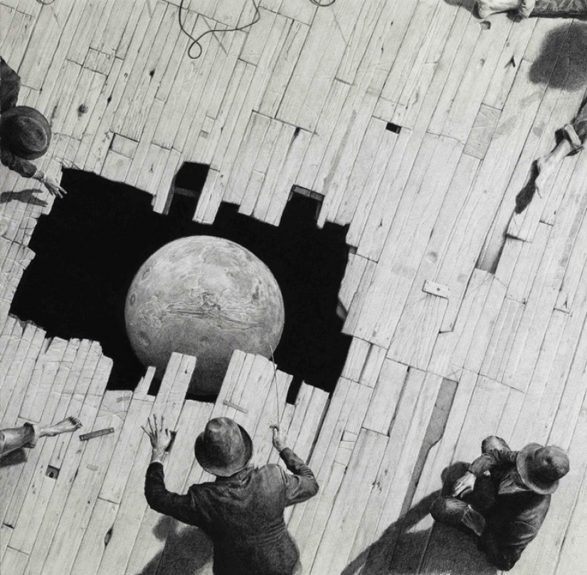 Lápiz obras maestras, como las fotos en blanco y negro