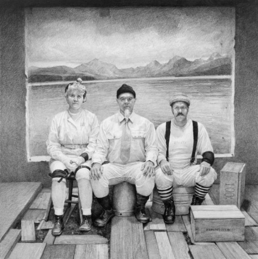 Lápiz obras maestras, como las fotos en blanco y negro