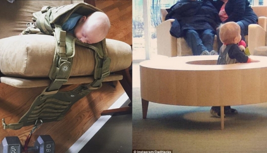 "Madre equidna": una cuestionable vida hacks para padres cansados