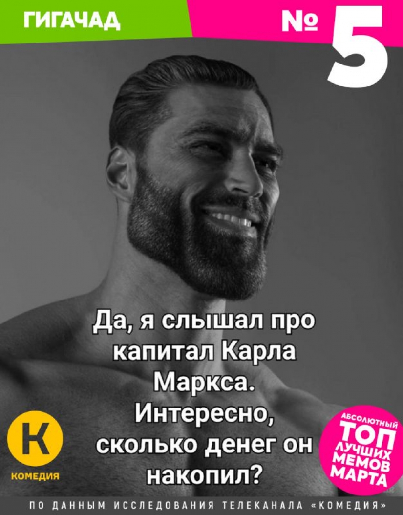 Main memes March 2020, according to TV channel "Comedy"