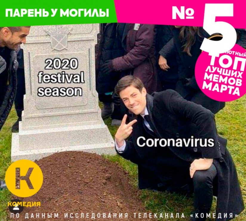 Main memes March 2020, according to TV channel "Comedy"