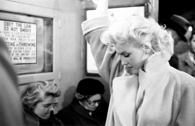 Marilyn Monroe on the photo ed Feingersh