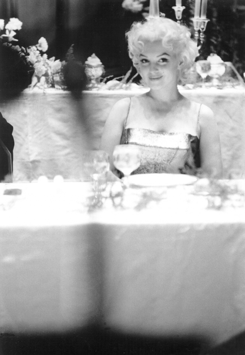 Marilyn Monroe on the photo ed Feingersh