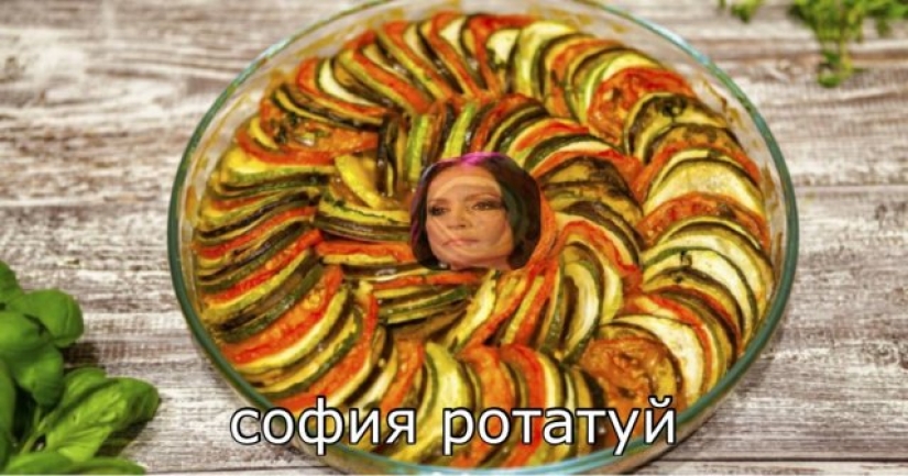 Marmeladze and Karawatha: Twitter Russian stars turn into food